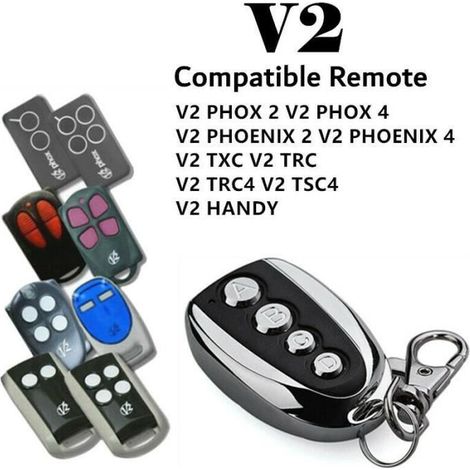 Télécommande copieuse V2 Phoenix TRC4, TSC4, TXC4, Handy Phox – 433 MHz – Universelle (1/4)