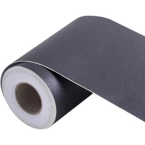 Frise Murale Adhesive - 20cm X 500cm - Noir - PVC - Adhésive (1/3)
