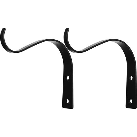 Crochets muraux en métal forgé et courbé pour plantes, 11,4 cm (4,5 pouces). (1/5)