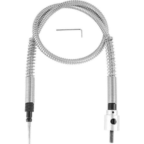 1 Stück flexible Metallwelle mit 6 mm Schaft für Holzschnitzmesser, Meißel und Schleifwerkzeuge