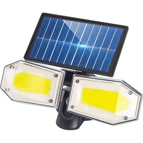 Faire Double Mur Avec Panneau Solaire Sensor De Mouvement Et Crépuscule 270