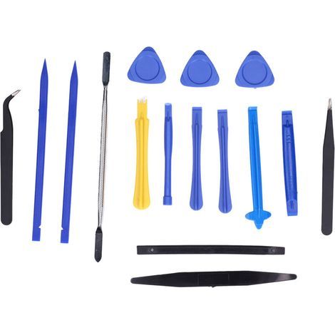 Kit de Réparation Électronique avec Barre de Soulèvement PVC, Spudger Triangulaire et Pince Fine (1/5)