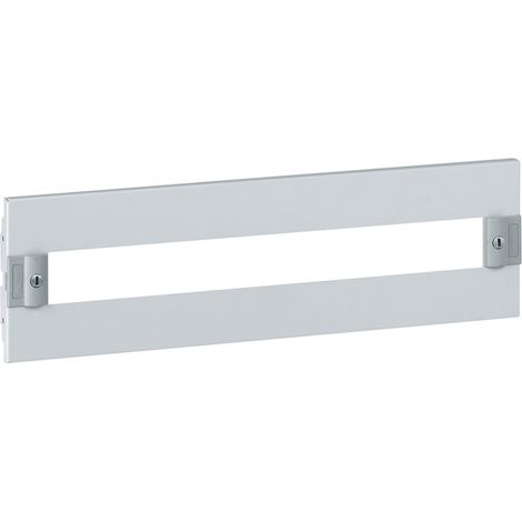 Legrand – Plastron métal 1/4 tour pour montage d'appareils modulaires XL³400 – Hauteur 150mm – Préparation rapide et sécurisée – Coffret électrique