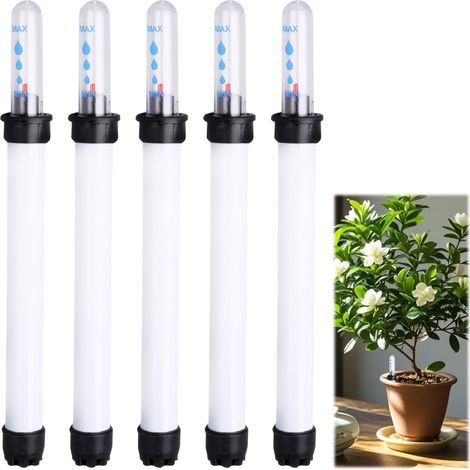 Lot de 5 Indicateur De Niveau D'eau, Plastique Transparent 22,8 Cm, Pour Plantes En Pot Et Jardin Intérieur (1/5)