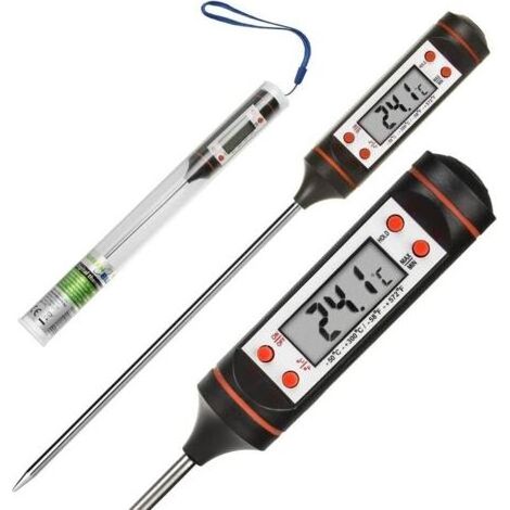 Thermomètre numérique à stylo sonde pour aliments thermomètre alimentaire de -50 °C à environ Écran LCD +300 °C (1/5)