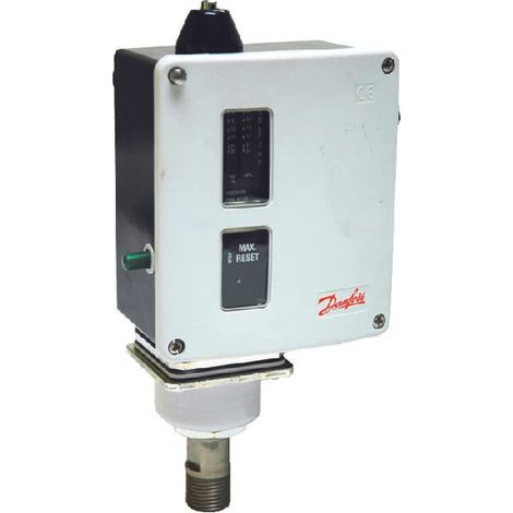 Presostato Danfoss RT Mod. 112 para líquidos y gases inertes - Rango de ajuste 0,1 ÷ 1,1 bar