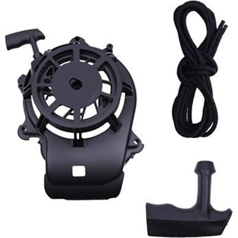 Corde de traction pour démarreur M230 163 cc, pièce de rechange compatible avec 20333 22, kit de démarrage avec cordon de serrage en plastique noir (simple) (1/4)