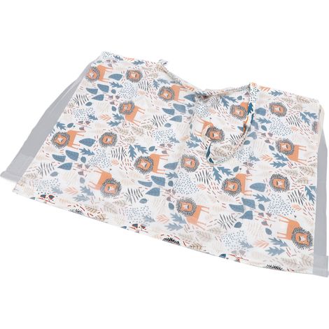 Couverture d'allaitement douce, protection renforcée, sangles de réglage, écharpe d'allaitement respirante pour bébé, idéale pour la maison, les voyages et les activités de plein air. Gill Forest (1/5)