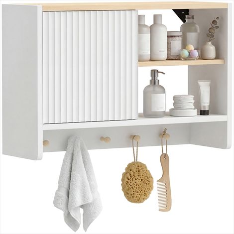 Meuble de salle de bain en panneau de particules 60 x 20 x 40 cm (1/5)
