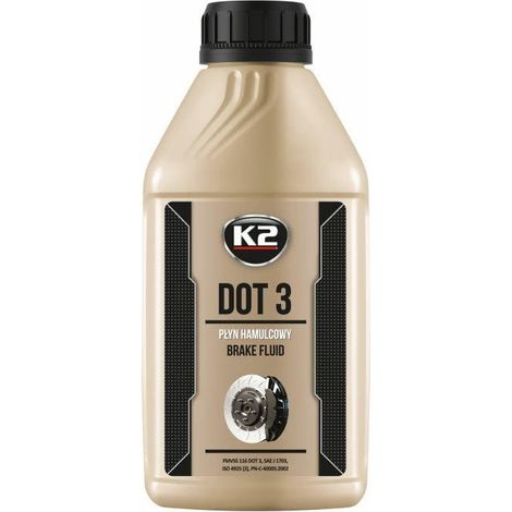Líquido de frenos DOT 3 K2 T103 300003, 500 ml