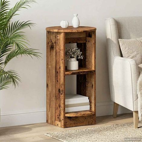 vidaXL Meuble d'appoint Bois ancien 40 x 40 x 75 cm Bois d’ingénierie (1/5)