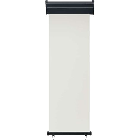 vidaXL Toldo lateral de balcón color crema 65x250 cm (1/2)