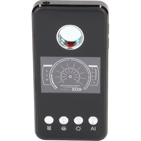 Détecteur d'espion électronique T2 intelligent localisation GPS 1MHz-8000MHz anti écoute repérage caméra cachée aluminium (1/5)