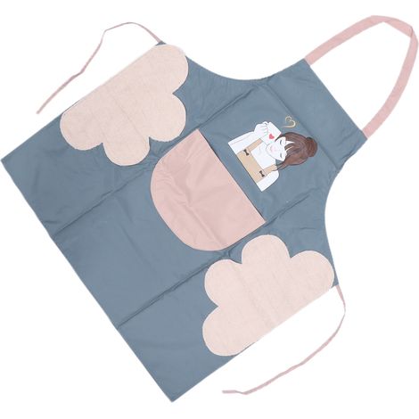 Tablier de Cuisine pour Femme Imperméable avec Poche, Idéal pour Pâtisserie et Barbecue, Design à Motif (1/5)