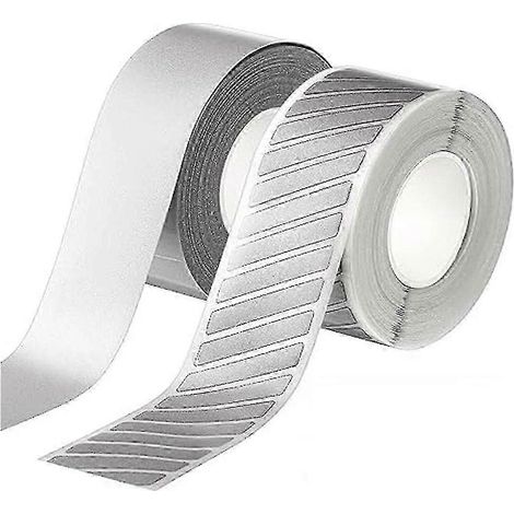 Lot de 2 bandes de vinyle thermocollantes réfléchissantes haute visibilité pour t-shirts. (1/5)