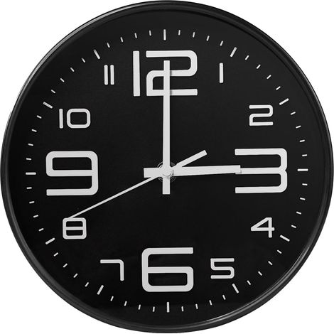 30cm Round Wall Clock Modern Quartz Silent Non-Ticking Decorative Wall Clock High Accuracy Easy to Read for Office