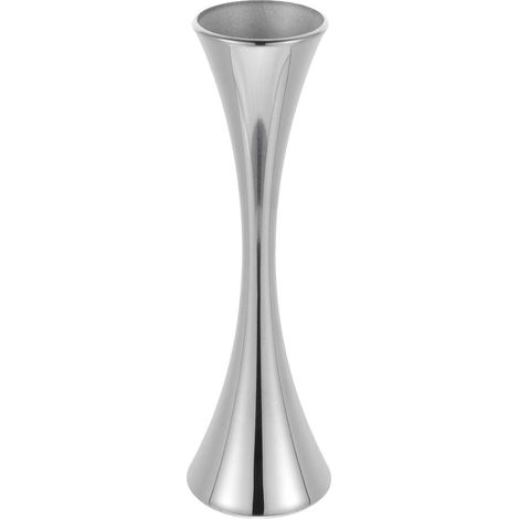 Innovative und elegante Edelstahlvase, moderne Metallvase mit abgerundeten Ecken, ideal für den Couchtisch, 17 cm (1/5)