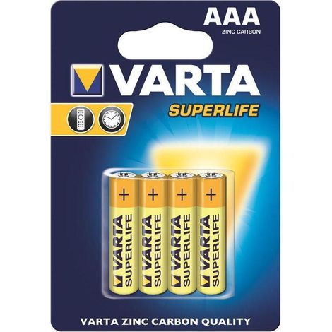 Varta BATTERIE R3(AAA) 4SZT SUPERLIFE