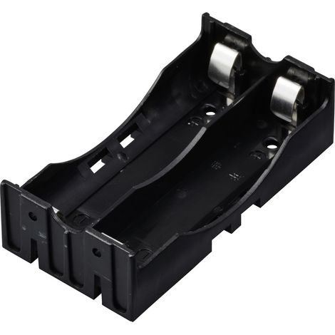 TRU COMPONENTS TC-13220704 Batteriehalter 2x 18650 Kontaktpole (L x B x H) 78 x 40 x 21 mm (1/2)