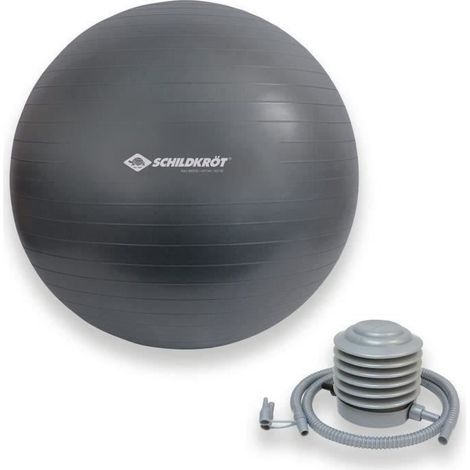 Übungsball - SCHILDKRÖT - Fitness und Yoga - Durchmesser 75 cm - Pumpe inklusive
