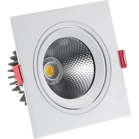 Foco Downlight LED 10W Cuadrado Madison Corte Ø 95 mm 4000K Blanco Neutro (1/4)