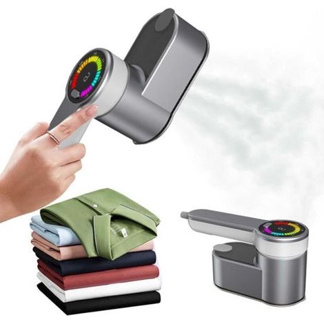 Stiratrice portatile a vapore per indumenti - Si riscalda in 10 secondi - 1200 W - Serbatoio dell'acqua da 120 ml - 6 modalità di stiratura