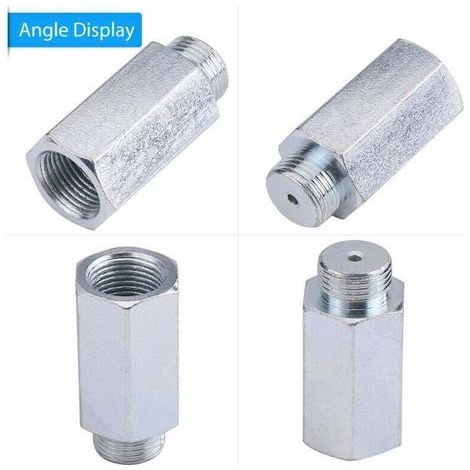 Plaque d'extension pour sonde lambda en acier inoxydable – M18×1,5 – Compatible avec les systèmes sans catalyseur et à hydrogène – 1 unité (1/4)