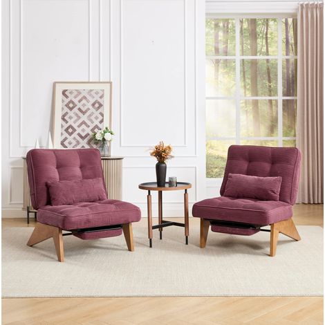 Sessel Loungesessel verstellbar 127x73x90 cm OKMYHOME (1/5)