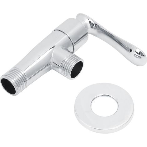 Robinet d'arrêt en alliage de zinc G1/2 pouce, vanne d'angle pour eau, accessoires domestiques de plomberie (1/5)