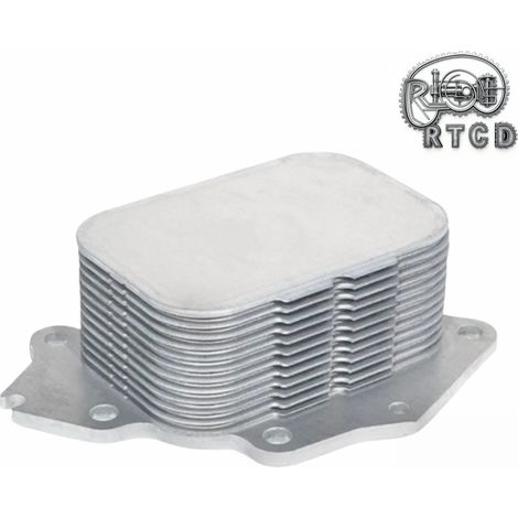 The 1103.K2 oil cooler is suitable for Citroen C1, C2, Peugeot 107, 206, 207, 208, and 307 models. (1/5)