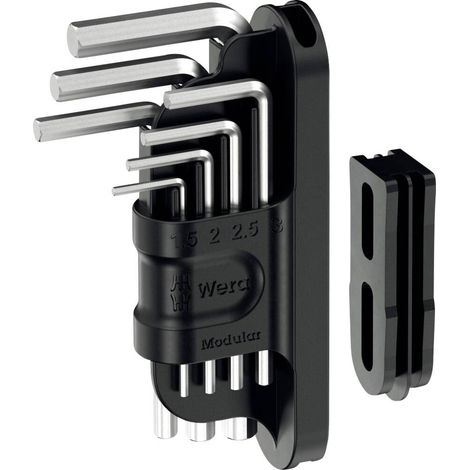 Wera Tool-Check Modular Winkelschlüssel 1 Brugola interna Kit di chiavi a brugola 1.5 mm, 2 mm, 2.5 mm, 3 mm, 4 mm, 5 m
