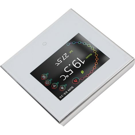 Thermostat mural sans fil avec écran tactile LCD pour chaudière, intelligent et connecté en Wi-Fi, 95-240 V (1/5)