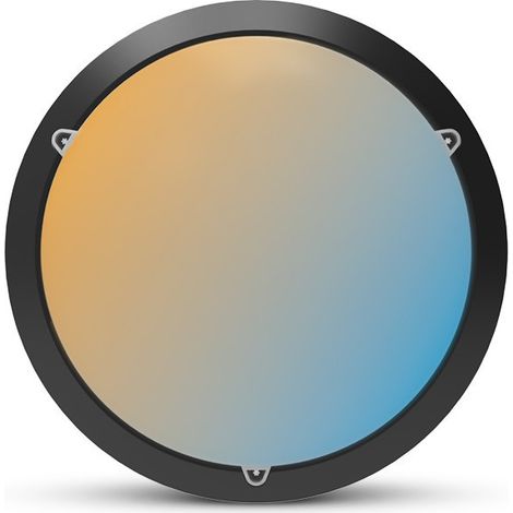 Plafonnier LED Noir - Ø300mm - 15W - CCT 3000-6000K - IP65 - 1800lm - Dimmable
