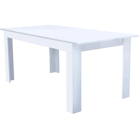 Tavolo Allungabile Gemma 160/200x90x75 h cm in Truciolare bilaminato Bianco (1/3)