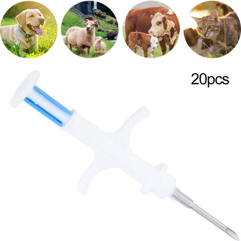 Puce RFID Implantable - 2 12 x 12 mm - Pour Identification Chien Chat Poisson Bétail - 20 Pièces (1/5)