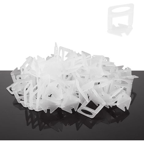 500 Pièces Croisillon Autonivelant 3mm, Croisillon Carrelage Autonivelant en Nouveau Matériau PP, Cale Carrelages Autonivelants pour Carrelage, Carrelage Sol, Carreaux de Mur (1/5)