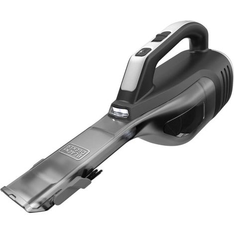 BLACK+DECKER - Aspirateur à main sans fil 14 V, station de charge, titane/argent DVD320J-QW (1/5)