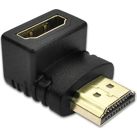 1 Jeu De 5 Adaptateurs Hdmi 90 Degrs Angle Droit Mle Vers Femelle 4k 3d Connecteurs Hdmi (1/5)