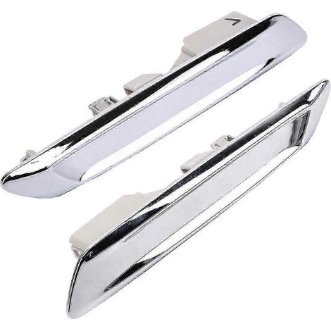 Moulures d'aile chromées pour BMW F10 F11 528i 535i (51137336645 51137336646), avant gauche et droite (1/4)