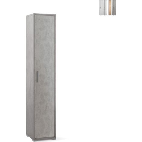 Mobile colonna 1 anta h199 l39 p41 cm colore cemento db381k sarmog - Sarmog (1/5)