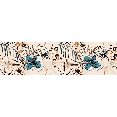 Frise de papier peint adhésive fleurs - 13.8 x 500 cm de Sanders & Sanders (1/3)