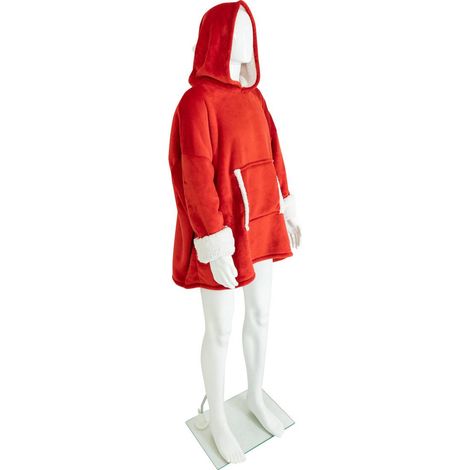 Plaid Ärmel rot L-XL - Atmosphera créateur d'intérieur