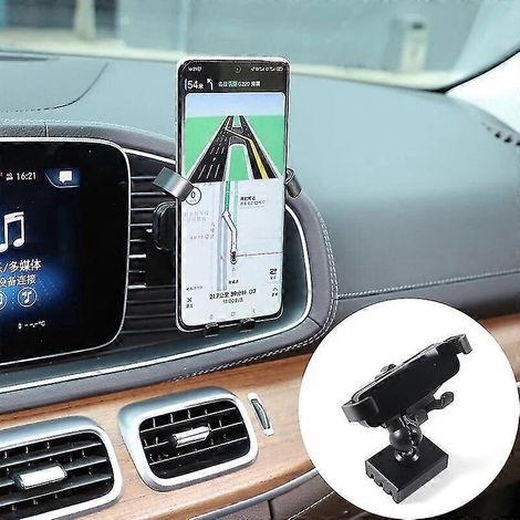 Für Mercedes-Benz GLE GLS W167 X167 2020-2023 Navigationsbildschirm aus Aluminiumlegierung, rechte Seite, GPS-Navigation, Handyhalterung
