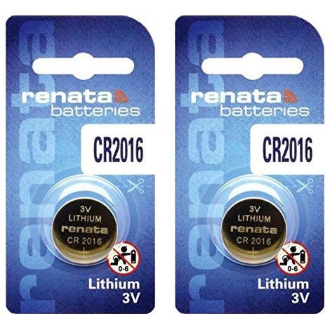 .2 piles Renata CR2016.