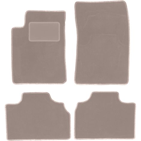 Alfombrillas de terciopelo para SsangYong Kyron SUV (2005-2014) beige (1/5)