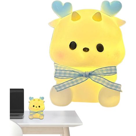 Veilleuse Mignonne Lampe LED Silicone Rechargeable Tactile À Variateur (1/5)
