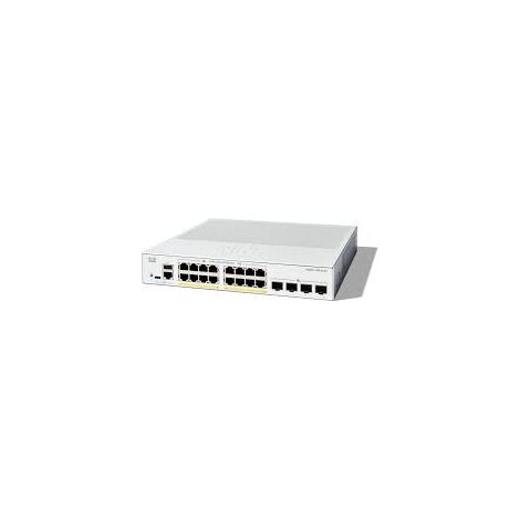 Switch di Rete Gestito Cisco Catalyst 1300 16 Porte Gigabit Ethernet L2/L3 con 2 Porte SFP Bianco
