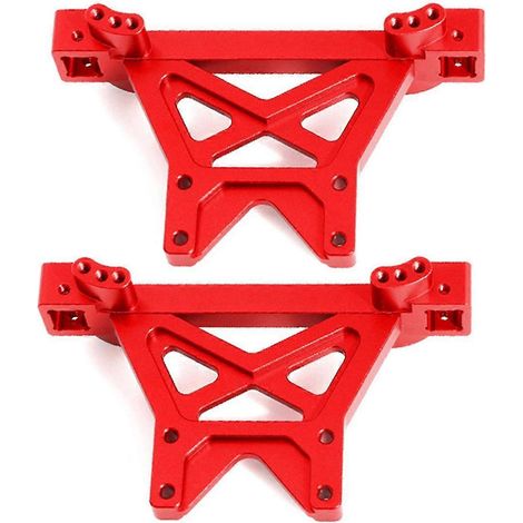 Stoßdämpfer-Set für Vorder- und Hinterachse für 1/10 RC-Car (rote Teile) (1/5)