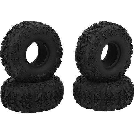Satz mit 4 universellen, flexiblen Gummiersatzreifen für RC-Crawler, kompatibel mit 2,2-Zoll-Rädern (große Größe). (1/5)
