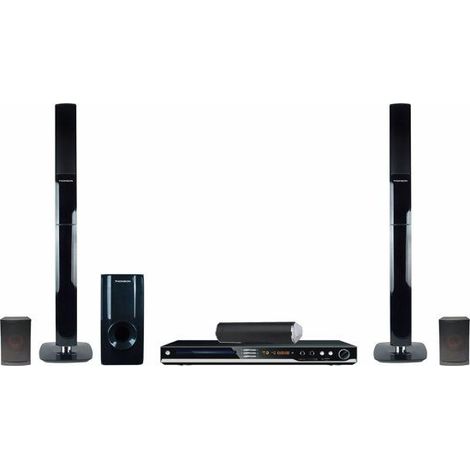 Home cinema DVD 5.1 - THOMSON - THC385 - 500 W - Upscaling 1080p - Stereo - Porta USB - Nero (1/2)